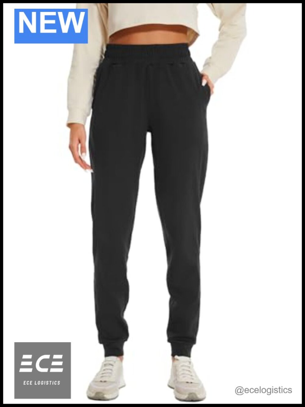 Tall Women's Fleece Lined Sweatpants Joggers Workout Pants with Pockets